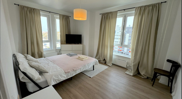 V Zhk Ilyinskie Luga ot Comfort home Flat, Rezervovat Apartmán Hotely v Moskovská s parkováním, Parkování