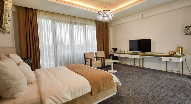 Standard- dobbelt værelse med byudsigt Aghababyan's Hotel