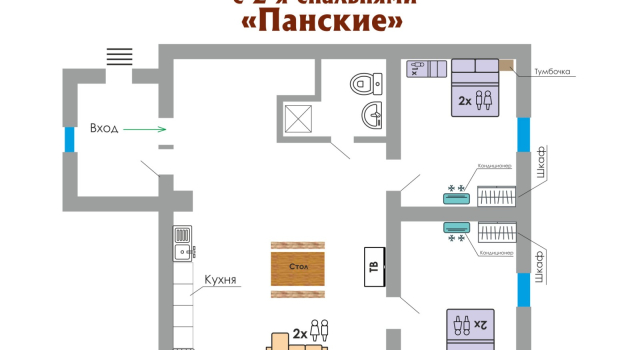 Апартаменты Панские Гостевой дом Усадьба Беловежское Поместье