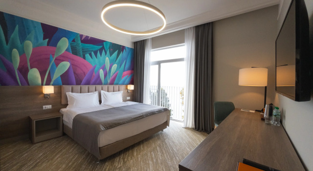 Двухместный Стандарт без балкона с видом на море Отель Garden Resort