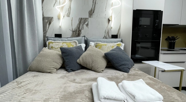 Studiya Fruktovoye Nastroyenie V Tsentre Moskvy V Zhk Biznes Klassa Metropoliya Apartments, Rezervovat Apartmán Hotely v UVAO Area s parkováním, Parkování