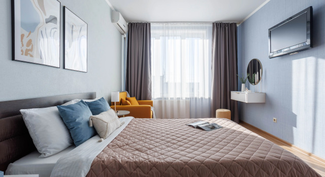 V luchshem Zhilom Komplekse goroda Ufy Flat, Rezervovat Apartmán Hotely v Bashkortostan s parkováním, Parkování