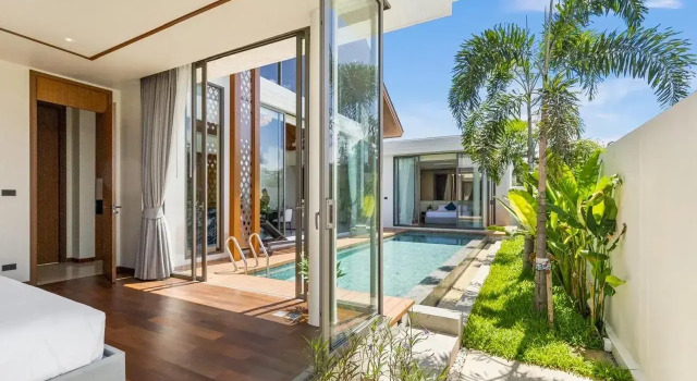 Вилла с видом на бассейн Апарт-отель The Ozone Pool Villas by NLA