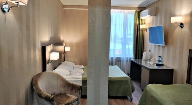 Трёхместный номер Comfort с видом на внутренний двор КА Роял Бутик Отель
