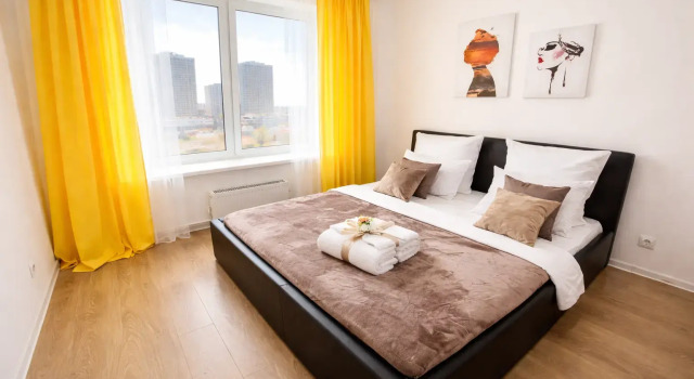 Prostornaya Trekhkomnatnaya Flat, Rezervovat Apartmán Hotely v Lyuberetsky District s parkováním, Parkování