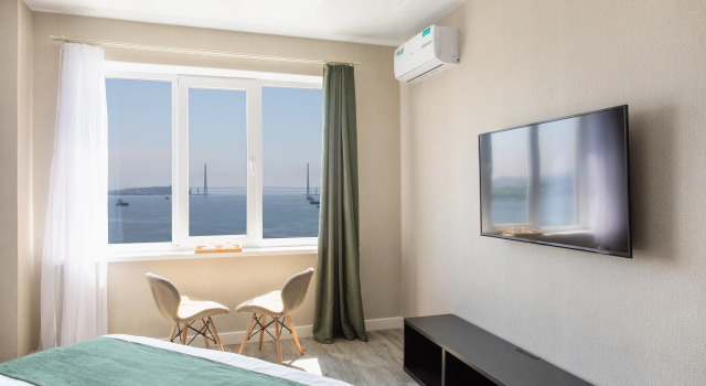 Апартаменты с балконом и с видом на море Апартаменты Sea View