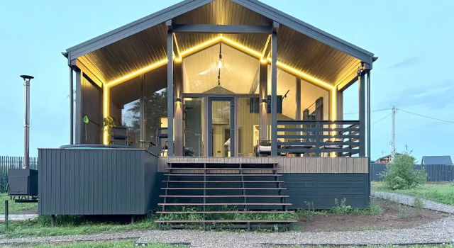 S Saunoy I Kupelyyu V 300 Metrakh Ot Vodokhranilischa Private house, Rezervați Casă de vacanță Podmalinki Kolomna