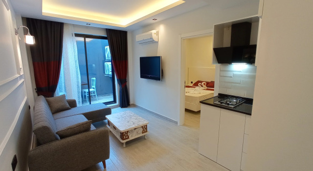 Ekonomiczny apartament piwnica i balkonem World Cities Residence Apart-Hotel