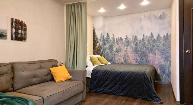 Апартаменты Апартаменты Holmy Forest Flat на Полянке