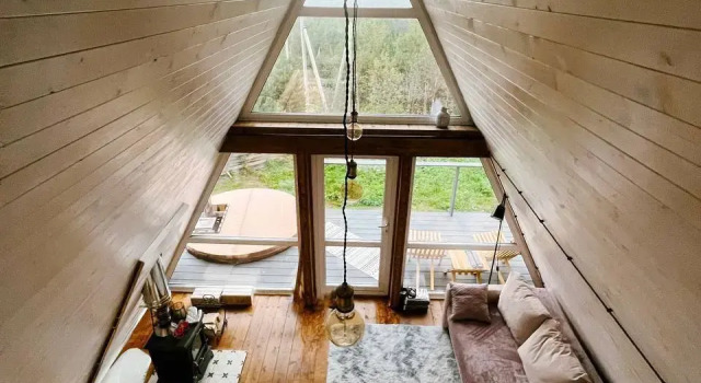 Частный дом A-Frame у горы Соболиная, Забронировать Дом для отпуска Коттеджи Байкальска, Коттедж