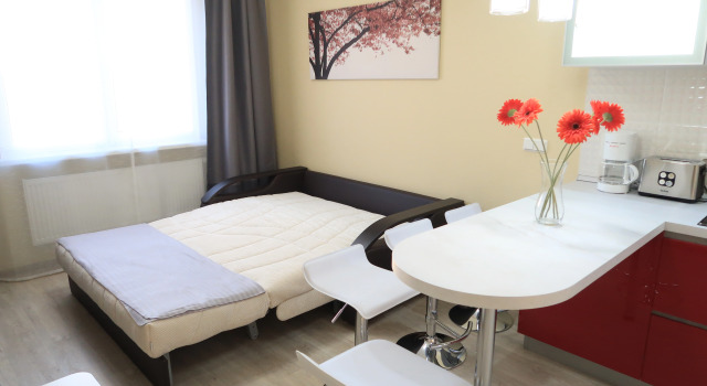 Трёхместный номер Deluxe с балконом и с красивым видом из окна Апартаменты Comfy Place City Center Ligovka 2R