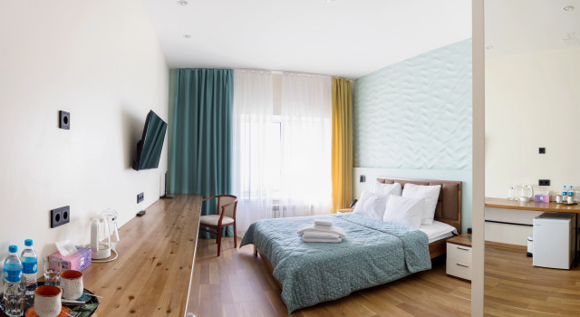 Двухместный номер Deluxe с видом на море Бутик-отель EP Boutique Hotel Беринг