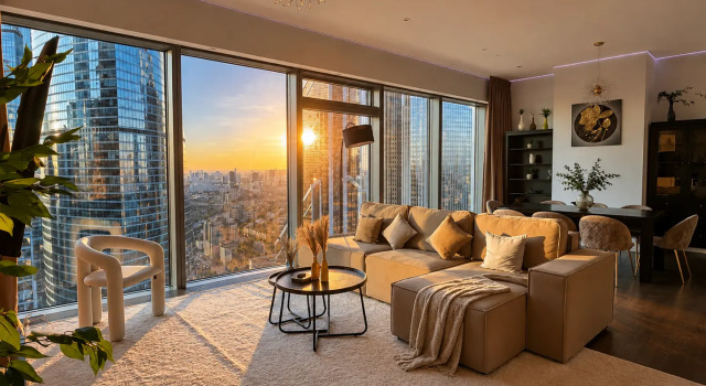 Sky City Moscow Podsvetka Alisa Maks Bolshaya Gostinaya S Panoramoy Apartments, Book Apartment Moscow Russia