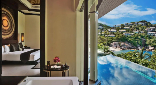 Двухместная вилла с бассейном Ocean с балконом Banyan Tree Samui