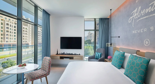Номер Premium с видом на город NH Collection Dubai The Palm