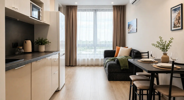 Uyutnaya Studiya V Zhk Biznes Klassa Savin Family Flat, Prenota Appartamento Hotel a Tatarstan con parcheggio, Parcheggio