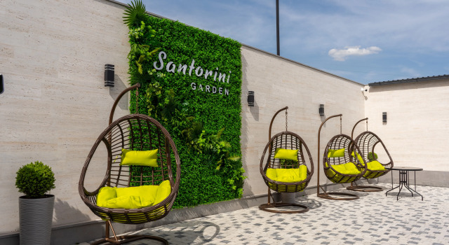 Вилла Вилла Santorini villa with pool near airport