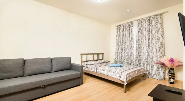 Двухместные апартаменты с балконом и с красивым видом из окна Comfort Home Na Sibgata Khakima 23 Apartments