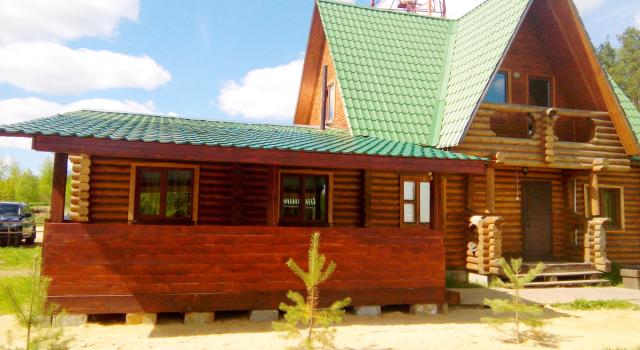 Коттедж с красивым видом из окна Загородный рыболовный клуб Литвиново