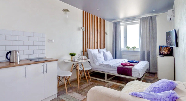 Uyutnye Apartamenty U Sheremetyevo S Prostornoy Lodzhiey I Konditsionerom Apartments, Buchen Sie Ferienwohnung Günstige Hotels in Oblast Moskau
