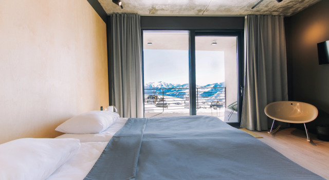 Двухместный номер Superior с балконом Отель Quadrum Gudauri Ski & Yoga Resort