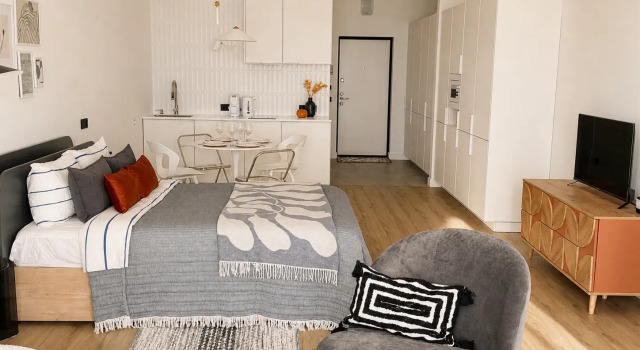Arigami Apart Studiya Dykhanie Morya Na Beregu Baltiyskogo Morya Flat, Buchen Sie Ferienwohnung Swetlogorsk 