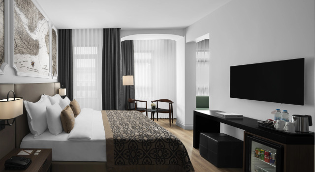 Двухместный номер с 2 диванами Семейный Делюкс Akka Suites Taksim-Special Class