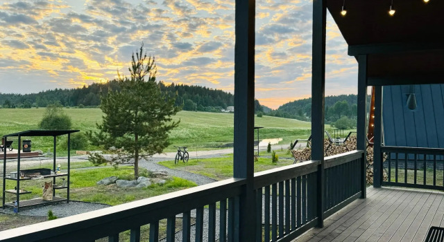 Kottedzh s Saunoj i Sibirskim Chanom Private House, Book Vacation Home Mikli 