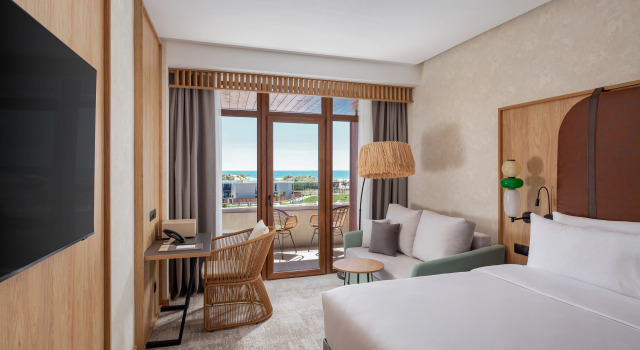 Двухместный номер Делюкс с видом на море Отель Miracleon Fюnf Luxury Resort & SPA Anapa 5*