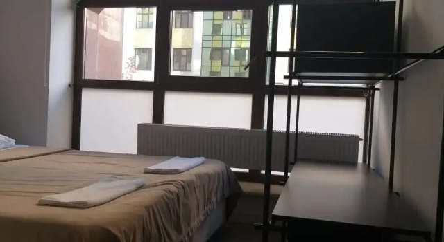 Economy Doppel Zimmer mit Blick auf den Innenhof Sulu Hostel