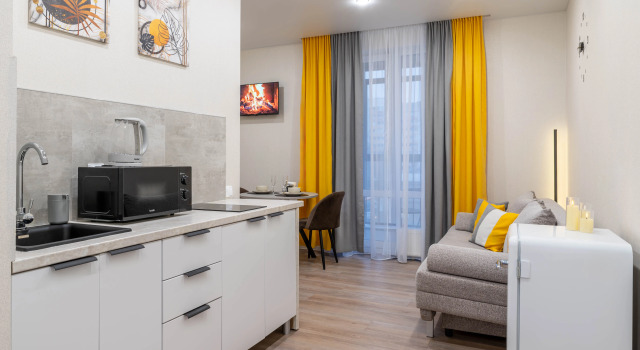 Studiya Zhk Schastye V Kazani Flat, Prenota Appartamento Hotel a Tatarstan con parcheggio, Parcheggio