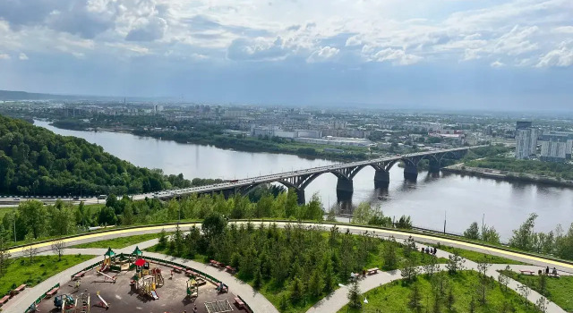 Квартира с Видом на Реку, Забронировать Апартаменты/квартира Отели Нижнего Новгорода с парковкой, Парковка
