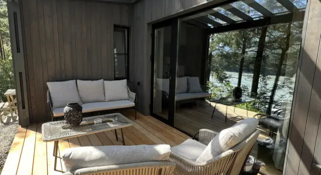 Люкс с 2 комнатами с красивым видом из окна База отдыха Belka Forest House