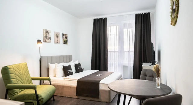 InnDays | Aviakonstruktorov 69 | m. Komendantskiy prospekt  Flat, Rezervovat Apartmán Levné hotely v Petrohrad