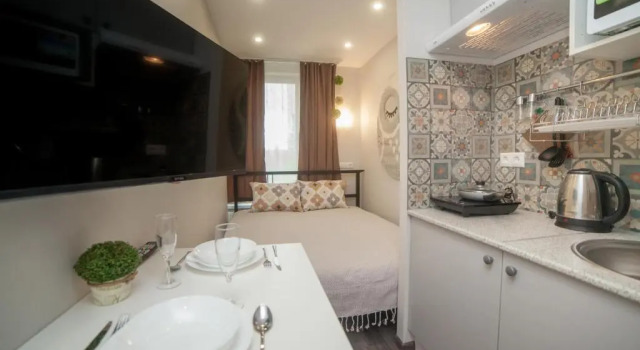 Studiya na Bachurinskoy 22-4 Flat, Buchen Sie Ferienwohnung Günstige Hotels in Oblast Moskau