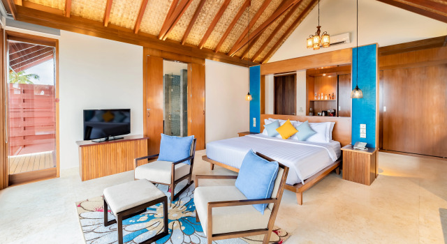 Двухместная вилла с джакузи Horizon Ocean с видом на море Furaveri Maldives - COMPLIMENTARY ROUND-TRIP SEAPLANE TRANSFER FOR TWO FOR A MINIMUM OF 5 NIGHTS OR MORE FOR STAYS 1ST MAY 2026 TO 23RD DECEMBER 2026