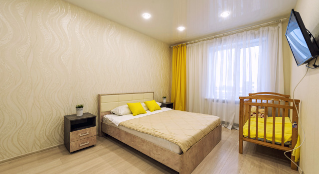 Апартаменты с балконом и с красивым видом из окна SC Apart Ostrovskogo 93 B 25 floor