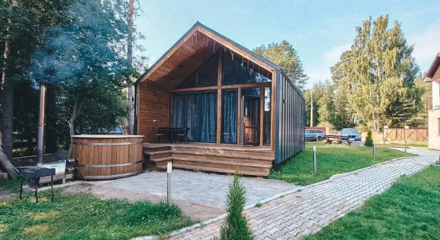 Четырёхместный коттедж Шале Karelia State
