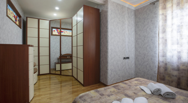 Семейный люкс с балконом и с видом на море Апарт-отель Leyla Apartmens 1