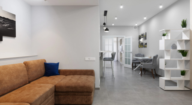 Апартаменты c 1 комнатой с балконом и с видом на море Апарт-отель Sphera Apartments by Stellar Hotels Sochi