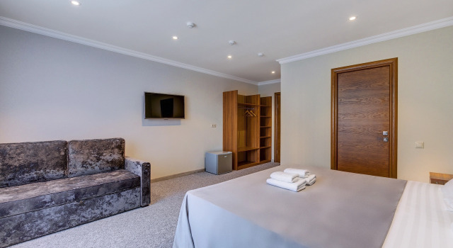 Dvoulůžkový s manželskou postelí Junior Suite Mon Ami Khimki Hotel