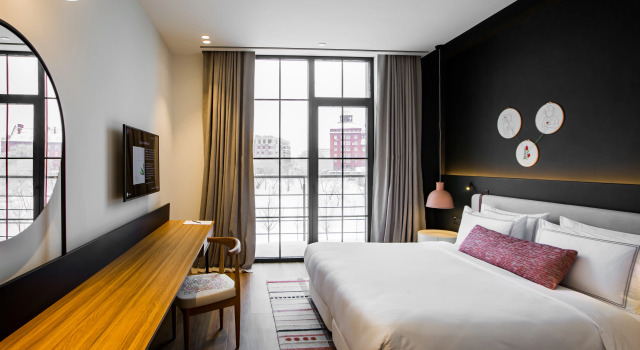 Двухместный номер NEO Comfort с видом на город NEO Kazan Palace by Tasigo