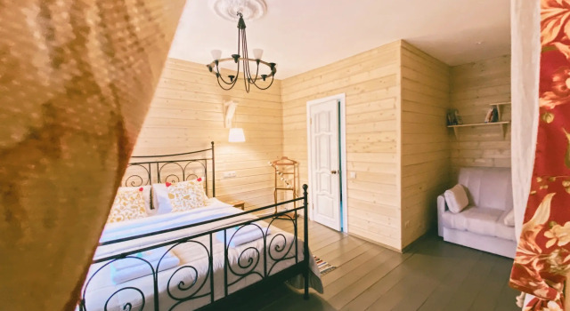 Двухместный номер Красный с попугаями Гостевой дом River Villa