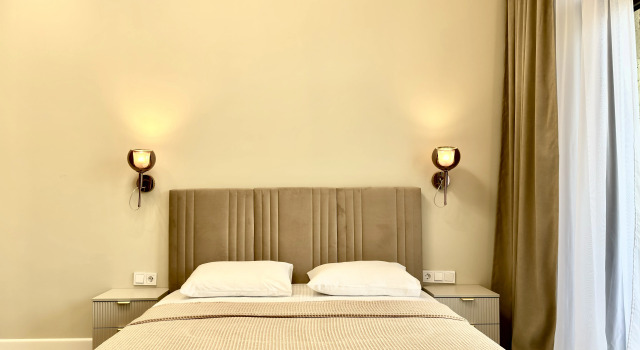 Двухместные апартаменты Comfort с балконом и с видом на горы Апартаменты Okolo Morya 237 Комфорт с видом на горы и балконом