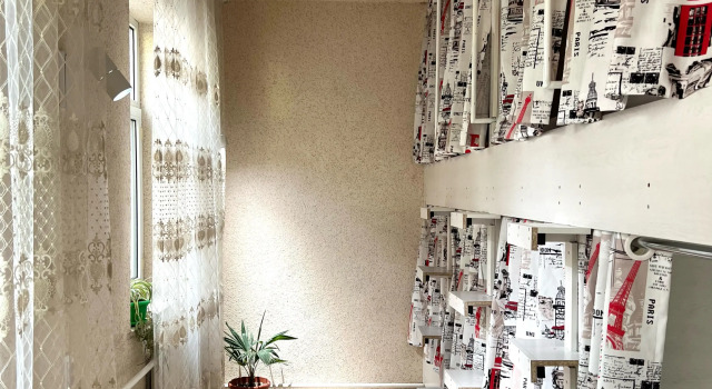 Кровать в общем номере ABS Guest House Osh