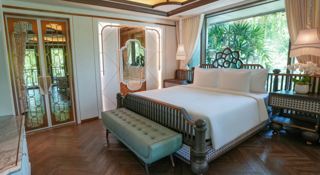 Двухместный люкс Presidential с балконом Курортный отель An Lam Retreats Saigon River