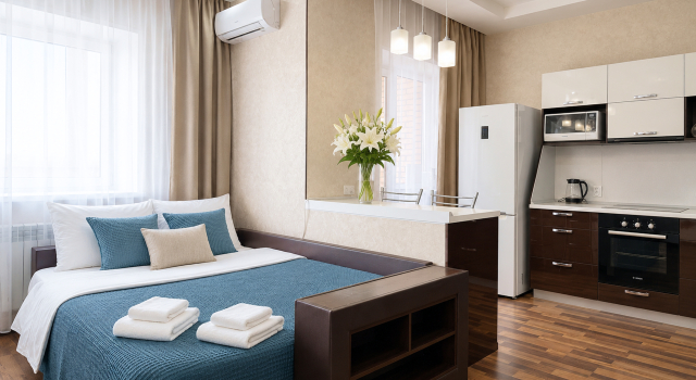 Uyutnaya Odnokomnatnaya S Vidom Na More Flat, Buchen Sie Ferienwohnung Wladiwostok 