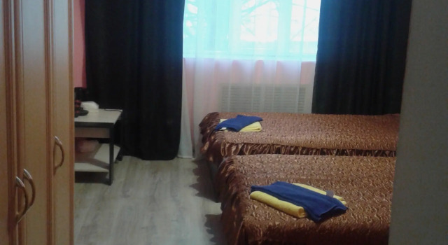Кровать в общем номере Мотель Чаглаян