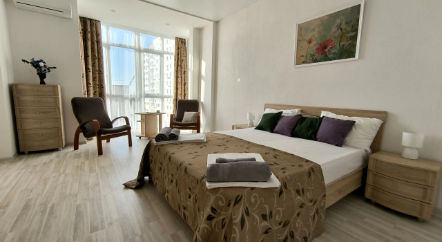 U Plyazha Admiralskaya Laguna V Zhk Lazurny Flat, Rezervovat Apartmán Sevastopol 