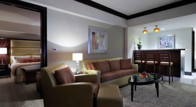 Люкс c 1 комнатой с видом на сад Отель InterContinental Abu Dhabi by IHG